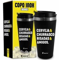 Copo Termico Emborr. - Cerveja E Churrasco - Brasfoot