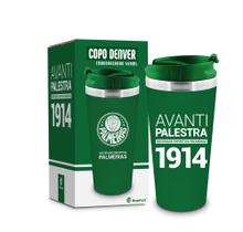 Copo Térmico Emborrachado 450ml Palmeiras 1914 Oficial Licenciado
