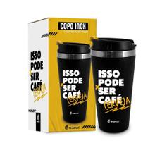 Copo térmico emborrachado 450ml - pode ser cerveja - Brasfoot Presentes