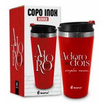 Copo Termico Emborrachado Adoro Nos Dois 450ml Copo Termico Emborrachado Adoro Nos Dois 450ml