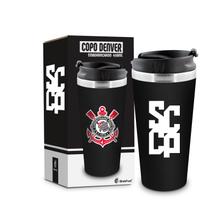 Copo Térmico Emborrachado Corinthians SCCP 450ml Oficial Licenciado Copo Térmico Emborrachado Corinthians SCCP 450ml Oficial Licenciado