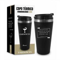 Copo Térmico Emborrachado Curso Farmacia 450ml Brasfoot