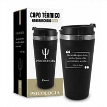 Copo Térmico Emborrachado Curso Psicologia 450ml Brasfoot