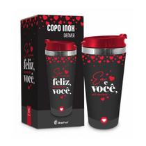 Copo Térmico Emborrachado Eu E Voce Pra Sempre 450ml
