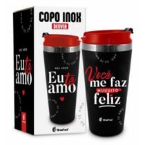 Copo Termico Emborrachado Meu Amor Te Amo 450ml