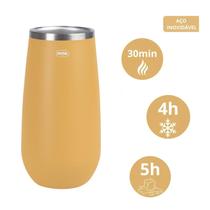 Copo Térmico Espumante Champagne Inox 165ml Bebida Quente Fria Dourado - 8043 Mor Copo Térmico Espumante Champagne Inox 165ml Bebida Quente Fria Dourado - 8043 Mor