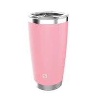 Copo Termico Everest 500Ml Rosa Com Tampa Antivazamento Soprano