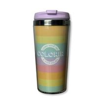 Copo Térmico Feminino Colorido Garrafa 450ml quente ou frio