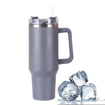 Copo Térmico Garrafa 1200ml Com Tampa e Canudo ideal para Hidratação