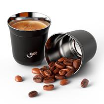 Copo Térmico Get Espresso Torra 80ml Preto Copo Térmico Get Espresso Torra 80ml Preto
