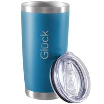 Copo Térmico Glück 591ml Porsche Blue - Aço Inox