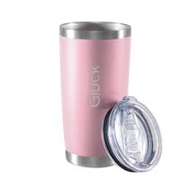 Copo Térmico Gluck Lucky 591 Ml Com Tampa - Salmon Rosa