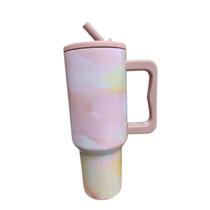 Copo Térmico Grande Em Aço Inoxidável Com Tampa E Canudo 1200ml Copo Térmico Grande Em Aço Inoxidável Com Tampa E Canudo 1200ml