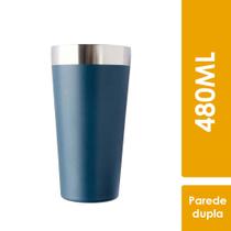 Copo Térmico Grande Inox P/ Cerveja Chopp Churrasco - 480ml