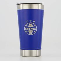 Copo Térmico Grêmio Com Abridor 473ml Azul