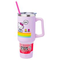 Copo Térmico Hello Kitty Silver Buffalo 1,2L - Aço Inoxidável Copo Térmico Hello Kitty Silver Buffalo 1,2L - Aço Inoxidável