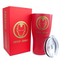 Copo Térmico Homem De Ferro Marvel 900ml Vingadores Inoxidável Copo Térmico Homem De Ferro Marvel 900ml Vingadores Inoxidável