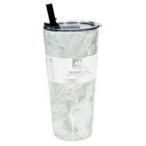 Copo Termico Hydrapeak HP-GRANDE-25-Whitemrb 739ML Marmore Branco