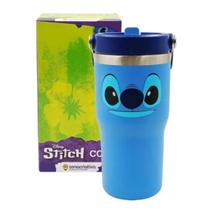 Copo Térmico Infantil com Alça Stitch 650ml Zona Criativa