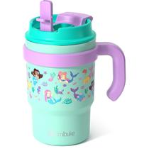 Copo Térmico Infantil Fimibuke 470ml - com Alça e Canudo 18/8 SS
