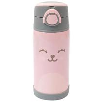 Copo Térmico Infantil Garrafa Térmica Inox Parede Dupla Com Canudo Gumy Buba 12110 Rosa Copo Térmico Infantil Garrafa Térmica Inox Parede Dupla Com Canudo Gumy Buba 12110 Rosa