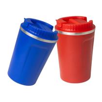 Copo Térmico Inox 380ml Parede Dupla Resistente Antivazamento Tampa Rosqueável Com Bocal Copo Térmico Inox 380ml Parede Dupla Resistente Antivazamento Tampa Rosqueável Com Bocal