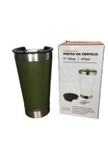 Copo Térmico Inox 473 Ml Na cor verde militar