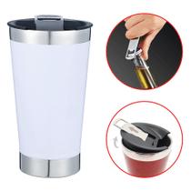 Copo Térmico Inox 473mL Com Abridor De Garrafas Para Cerveja AK5007BR