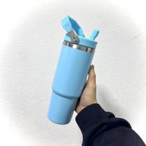 Copo Térmico Inox 900ml com Canudo Térmica Inoxidável portátil Copo Térmico Inox 900ml com Canudo Térmica Inoxidável portátil