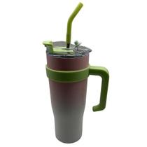 Copo Térmico Inox 900ml Tomate AK-9011 - Ideal para Bebidas Quentes e Frias