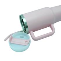 Copo Térmico Inox Alça Flip Straw com canudo de metal 1200ml Copo Térmico Inox Alça Flip Straw com canudo de metal 1200ml