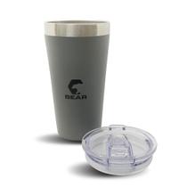 Copo Térmico Inox Bear Homer com Tampa Acrílica Cinza 470 ml