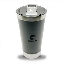 Copo Térmico Inox Bear Kodiak com Abridor e Tampa Cinza 580 ml