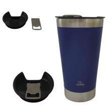Copo Térmico Inox Cerveja Parede Dupla Com Abridor Mimo Style Copo Térmico Inox Cerveja Parede Dupla Com Abridor Mimo Style
