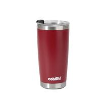 Copo Térmico Inox Com Tampa 580 Ml Vermelho Echolife Cp0020