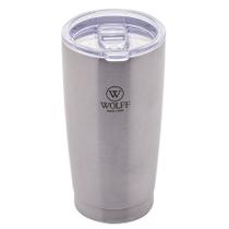 Copo Térmico Inox Com Tampa 600ml Prata - Wolff