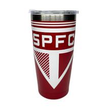 Copo Térmico Inox com Tampa do São Paulo 550ml Copo Térmico Inox com Tampa do São Paulo 550ml