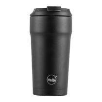 Copo Térmico Inox com Tampa Parede Dupla 470ml Isolamento Vácuo Bebida Quente Fria Preto - MG018-B Mokha Copo Térmico Inox com Tampa Parede Dupla 470ml Isolamento Vácuo Bebida Quente Fria Preto - MG018-B Mokha