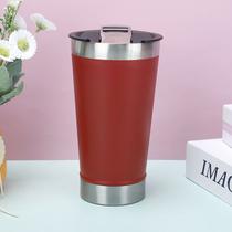 Copo Térmico Inox de Cerveja Café Chá Com Tampa Conservável Frio ou Quente 473ml 307