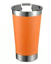 Copo Térmico Inox de Cerveja Café Chá Com Tampa Conservável Frio ou Quente 473ml 307