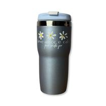 Copo Térmico Inox Leve Amor e Café Garrafa 465ml quente e frio