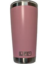 Copo térmico inox parede dupla vácuo com tampa tritan lifek