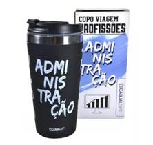 Copo Térmico Inox Profissões Café Chá Água 450ml com Tampa