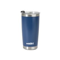 Copo térmico inox tampa 580 ml azul echolife cp0023