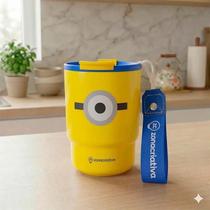 Copo Térmico Inox Tampa Canudo Bico Duplo Trava 400ml Bebid Copo Térmico Inox Tampa Canudo Bico Duplo Trava 400ml Bebid