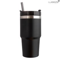 Copo Térmico Inox Tampa Canudo Cerveja Água Bebidas 600ml Copo Térmico Inox Tampa Canudo Cerveja Água Bebidas 600ml