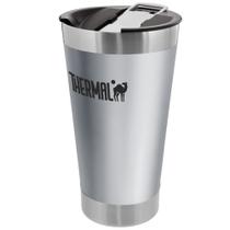 Copo térmico inox thermal com tampa 473ml bpa free - Prata