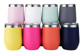 Copo Térmico Inox Tipo Cuia Tampa Com Vedação - kapbom