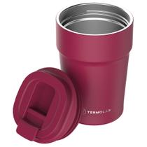 Copo Térmico Inox Uniq Rosa Cyber 380ml Não Vaza Termolar