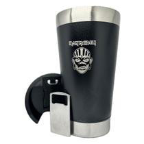 Copo Térmico Iron Maiden 500ml + Tampa + Abridor Embutido Copo Térmico Iron Maiden 500ml + Tampa + Abridor Embutido